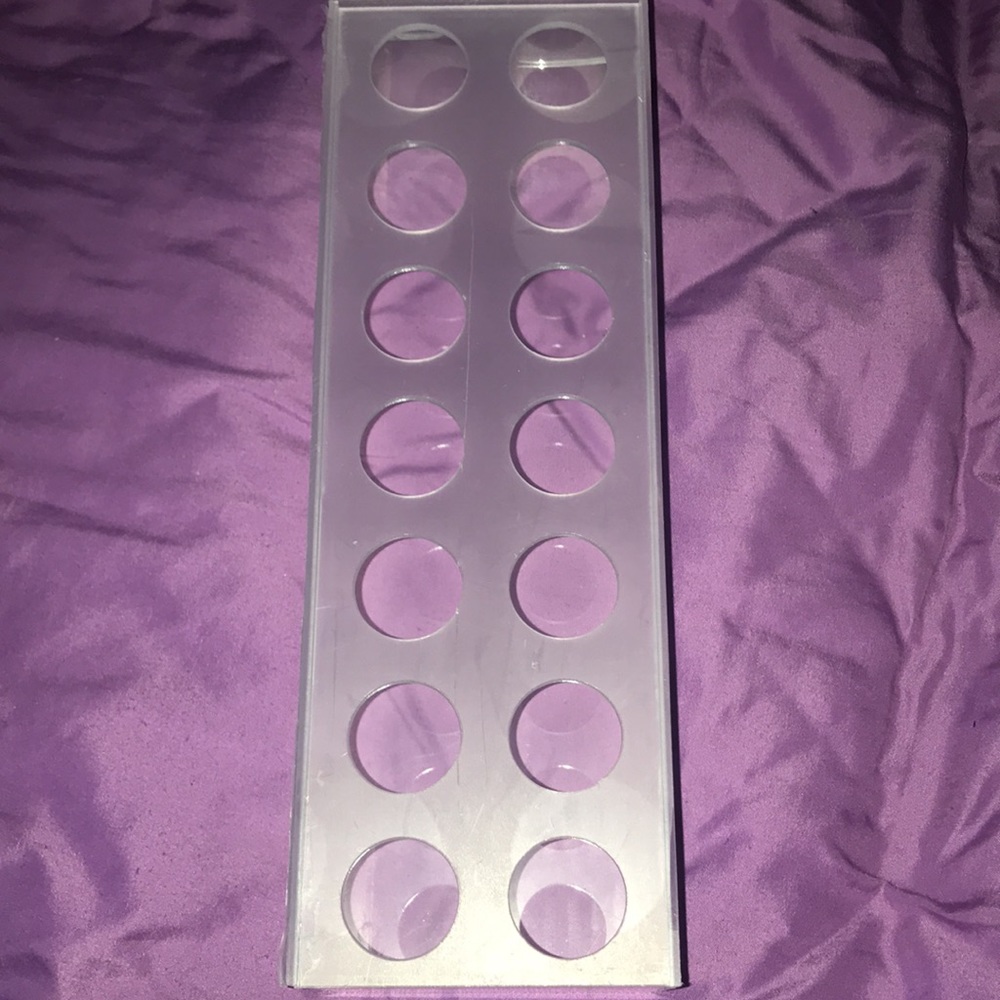 New Acrylic Lexan plexi glass clear display case with round holes 14 round